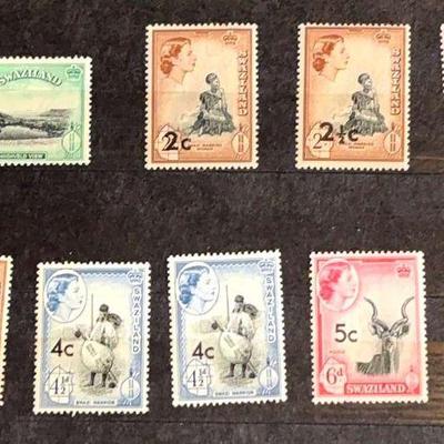 Swaziland surcharge stamps 5