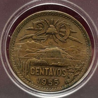 1955 mexico 20 centavos