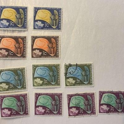 Swaziland stamps qe ii
