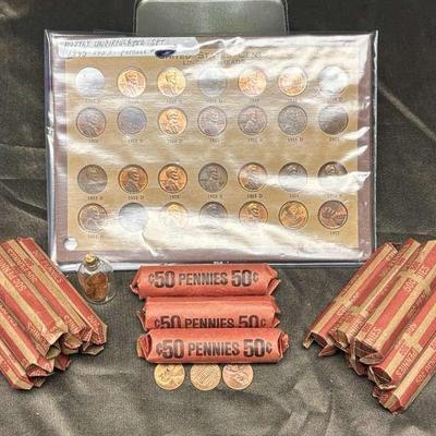 Lincoln head penny collection