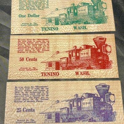 1978 tenino washington wood dollars