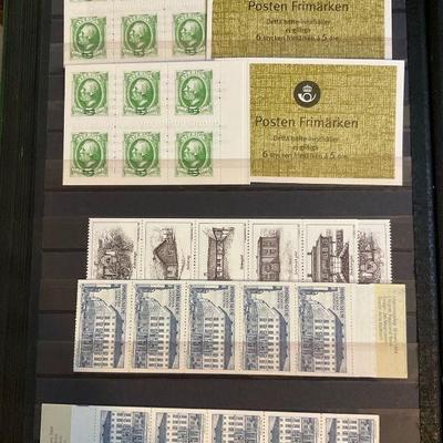 2004 100 yr sweden stamp booklets & more