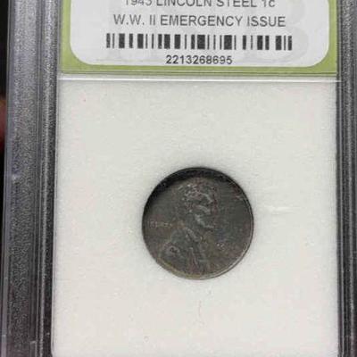 1943 lincoln steel 1c w w. ii emergency issue lot 2