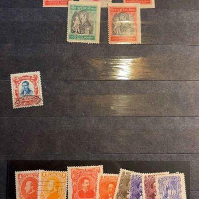 Stamps poster mariano abasolo, honduras,