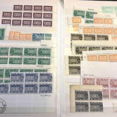 Swaziland revenue stamp blocks