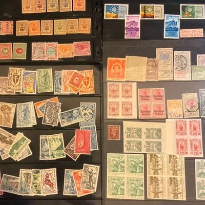 Collectible series of international stamps