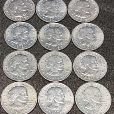 12 1979 susan b anthony coins denver philly