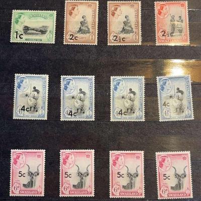 Swaziland surcharge stamps 4