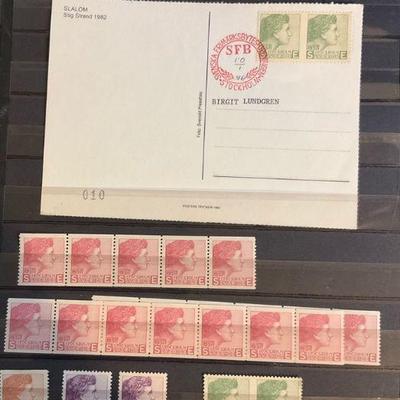 1937 swedish test stamps
