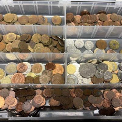 International coins large variety