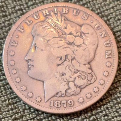1879 s morgan silver dollar