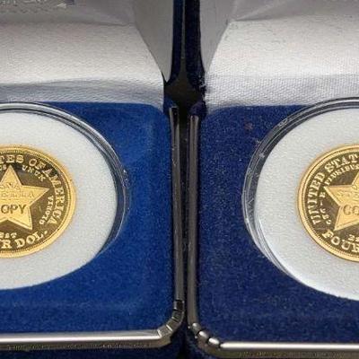 Copies 1879 four dollar coins