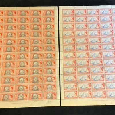 Two 60 count sheets of bermuda stamps
