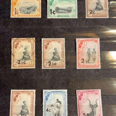 Swaziland surcharge stamps 6