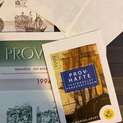 Sweden 1994 1996, & 1999 test booklets