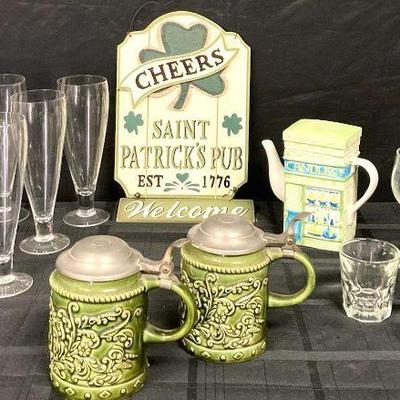 Ct123v royal holland pewter mugs and beer glasses