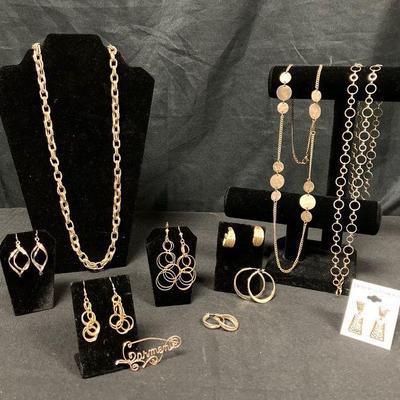 Ct141v gold hoops necklaces, and more costume jewelry collection