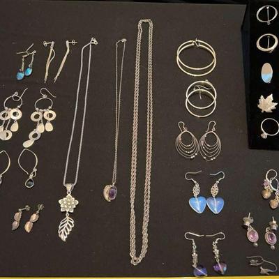 Ot47vr silver and colorful jewelry