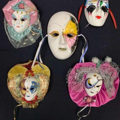 Ct120 decorative mardi gras masks