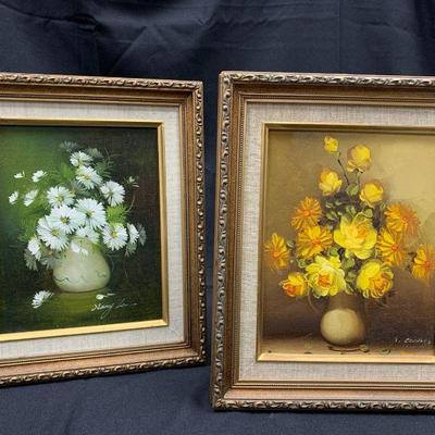 Ct122 floral paintings