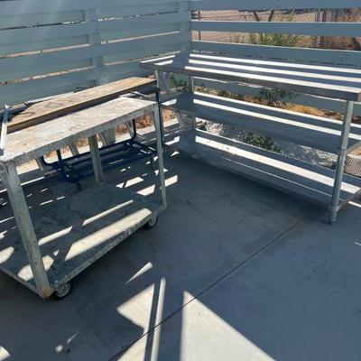 STAINLESS PREP CART IS SOLD