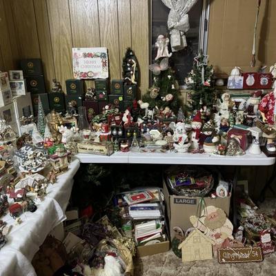Boyd’s bears, Charming Tails, Mini Trees, Candles, Lladro Bells and balls, Christmas Cards/Invitations