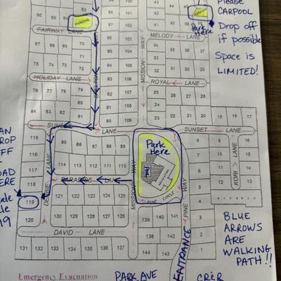 PARKING IS LIMITED
NO PARKING ON STREETS IN FRONT OF HOMES
PLEASE ONLY PARK IN DESIGNATED AREAS
STRICTLY ENFORCED