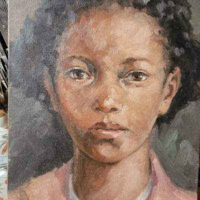 $100 signed one of its kind portrait 