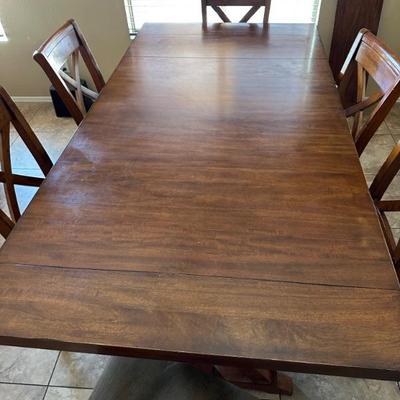Beautiful heavy wood table 