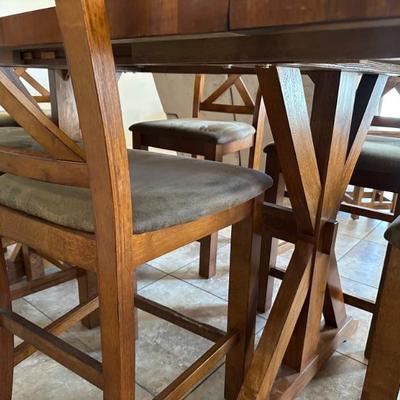 Wood kitchen table 