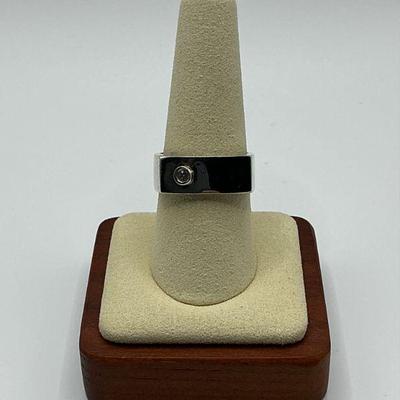 Sterling CZ Ring - Sz 9
