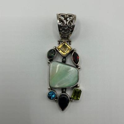 Mother of Pearl - Sterling Pendant