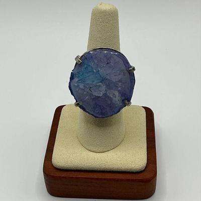 Sterling Druzy / Sz 7 1/2