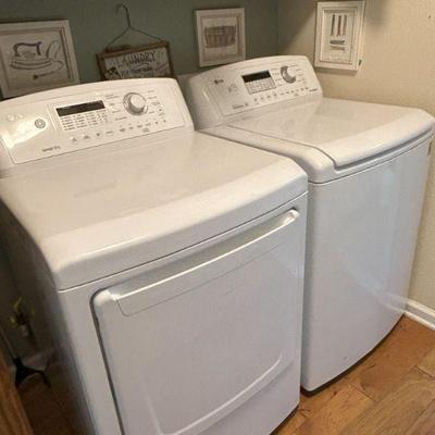 GE washer and GAS dryer