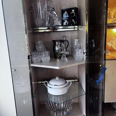 CRYSTAL 'ROCKS' GLASSWARE