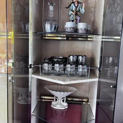 VINTAGE GLASSWARE /BAR STET