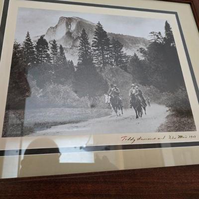 Reprint photo, Teddy Roosevelt & John Muir