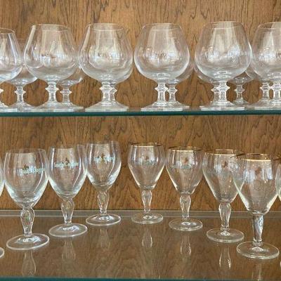 Ga145 irish coffee glassware and cognac glasses