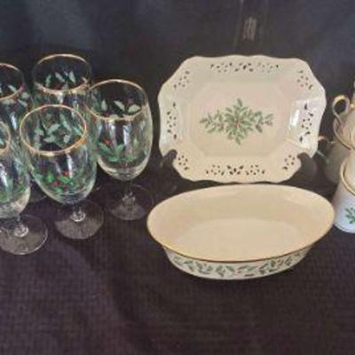 Ga179 lenox holiday china dinnerware