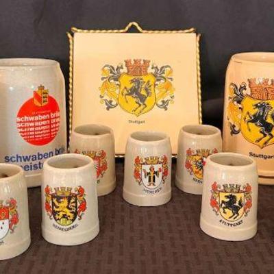 Ga160 vintage german beer steins