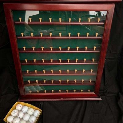 Ga140 golf ball display cabinet and golf balls