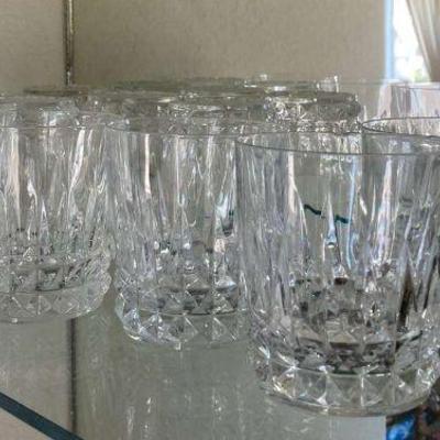 Ga103 french crystal juice glasses