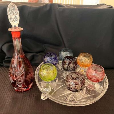 Ga110 vintage nachtmann liquor glasses