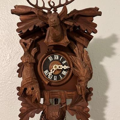 Black Forest Cuckoo Clock with pendulums