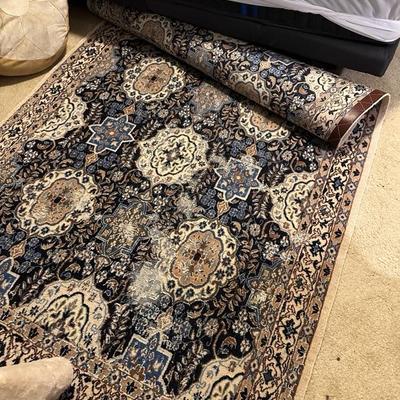 Persian rug with wear