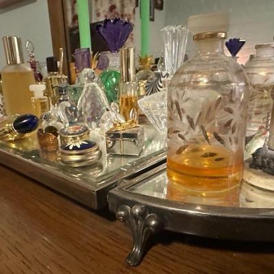 Nice selection of vintage perfumes and bottles