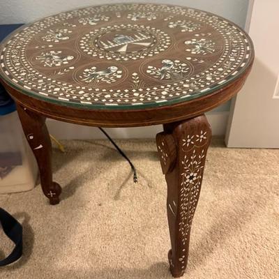 Gorgeous inlay side table