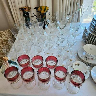 Rosenthal stemware.