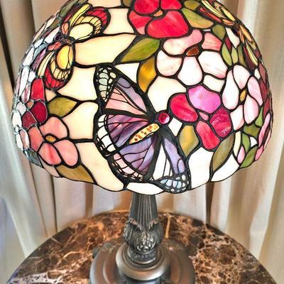 Dale Tiffany Butterfly Table Lamp.