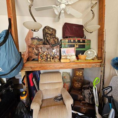 LOTS of tools, old trunks, hardware & MORE !